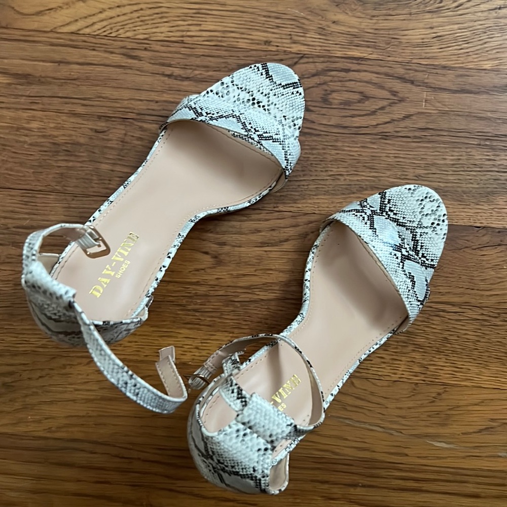 Snakeskin Heels